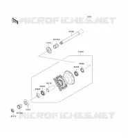 FRONT HUB voor Kawasaki KX250F 2011