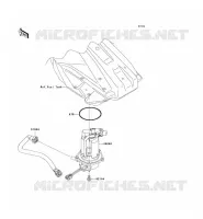 FUEL PUMP voor Kawasaki KX250F 2011