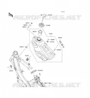 FUEL TANK voor Kawasaki KX250F 2011