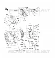 RADIATOR voor Kawasaki KX250F 2011