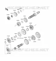 TRANSMISSION voor Kawasaki KX250F 2011