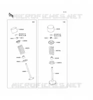 VALVE voor Kawasaki KX250F 2011