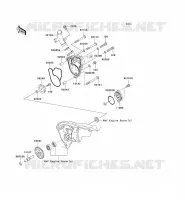 WATER PUMP voor Kawasaki KX250F 2011