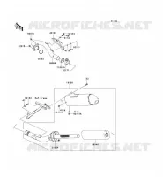 EXHAUST(EU) voor Kawasaki KX450F 2008