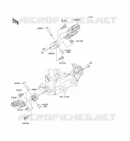 FOOTREST voor Kawasaki KX450F 2008