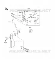 FRONT MASTER CYLINDER voor Kawasaki KX450F 2008