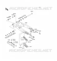 SWINGARM voor Kawasaki KX450F 2008