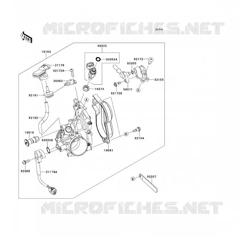 CARBURETOR Kawasaki TOUT-TERRAIN 450 2012 KX450F  KX450FCF