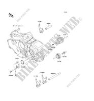 GEAR CHANGE DRUM   SHIFT FORKS voor Kawasaki KX450F 2013