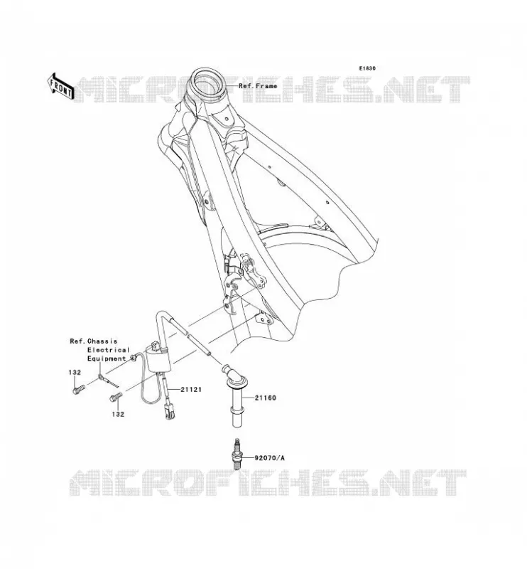 IGNITION SYSTEM Kawasaki TOUT-TERRAIN 450 2014 KX450F  KX450FEF