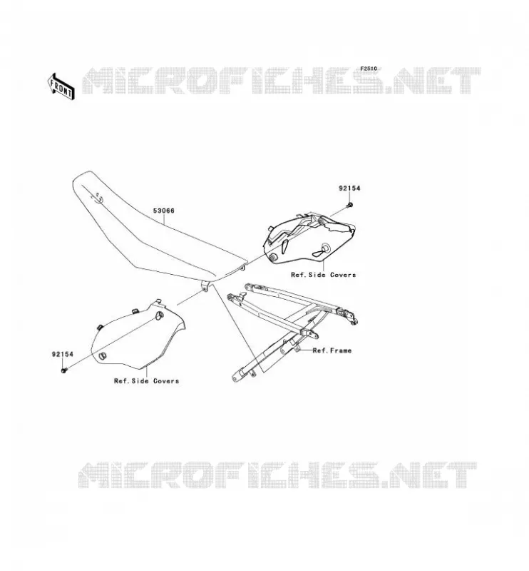 SEAT Kawasaki TOUT-TERRAIN 450 2014 KX450F  KX450FEF