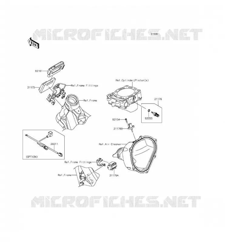 FUEL INJECTION Kawasaki TOUT-TERRAIN 450 2015 KX450F  KX450FFF