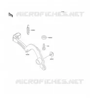 BRAKE PEDAL voor Kawasaki KX500 1989