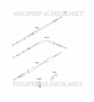 CABLES voor Kawasaki KX500 1989