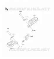FOOTREST voor Kawasaki KX500 1989