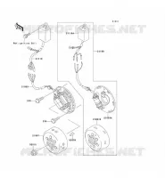 GENERATOR voor Kawasaki KX500 1989