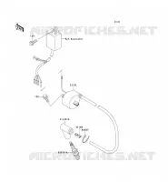 IGNITION COIL voor Kawasaki KX500 1989