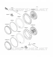 TIRES voor Kawasaki KX500 1989