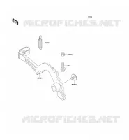 BRAKE PEDAL voor Kawasaki KX500 1998