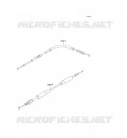 CABLES voor Kawasaki KX500 1998