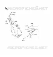 CHASSIS voor Kawasaki KX500 1998