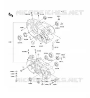 CRANKCASE(S) voor Kawasaki KX500 1998