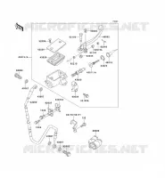 FRONT MASTER CYLINDER voor Kawasaki KX500 1998