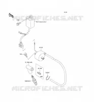 IGNITION SYSTEM voor Kawasaki KX500 1998
