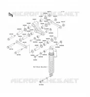 REAR SUSPENSION voor Kawasaki KX500 1998