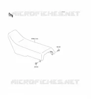 SEAT voor Kawasaki KX500 1998