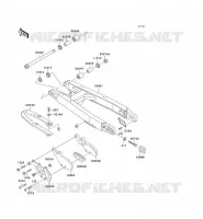SWINGARM voor Kawasaki KX500 1998