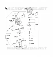 CARBURETOR voor Kawasaki KX500 2002