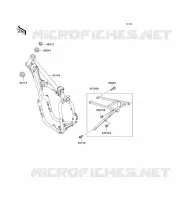 CHASSIS voor Kawasaki KX500 2002