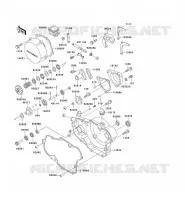ENGINE COVERS voor Kawasaki KX500 2002