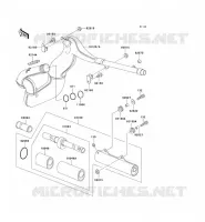 EXHAUST voor Kawasaki KX500 2002