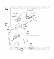 FRONT MASTER CYLINDER voor Kawasaki KX500 2002