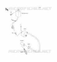IGNITION SYSTEM voor Kawasaki KX500 2002