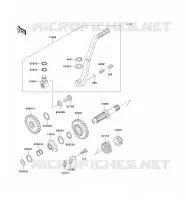 KICK STARTER voor Kawasaki KX500 2002