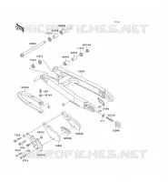 SWINGARM voor Kawasaki KX500 2002
