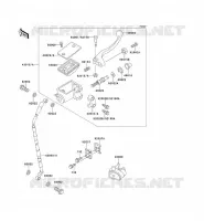 FRONT MASTER CYLINDER voor Kawasaki KX500 1990