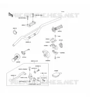 HANDLEBAR voor Kawasaki KX500 1990