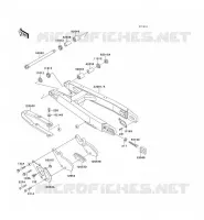 SWINGARM voor Kawasaki KX500 1990