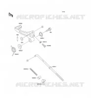 BRAKE PEDAL voor Kawasaki KX60 1997
