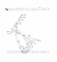 CHASSIS voor Kawasaki KX60 1997