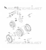 CLUTCH voor Kawasaki KX60 1997