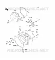 ENGINE COVERS voor Kawasaki KX60 1997