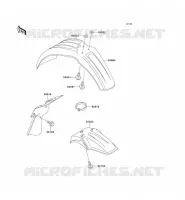 FENDER voor Kawasaki KX60 1997