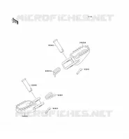 FOOTREST voor Kawasaki KX60 1997