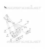 FRAME PARTS (COUVERTURE) voor Kawasaki KX60 1997