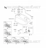 FUEL TANK voor Kawasaki KX60 1997